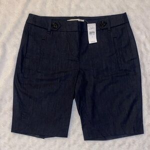 NWT LOFT Dark Blue Women's Bermudas